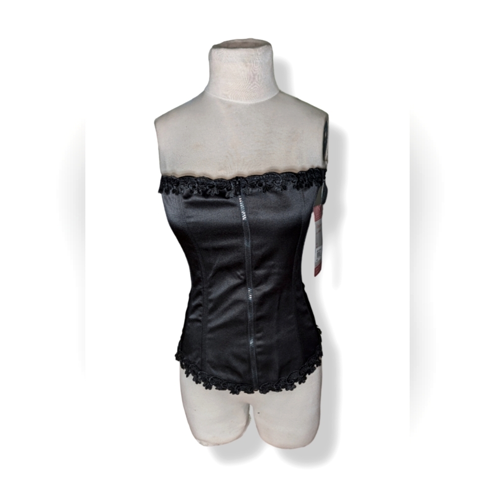 Shirley of Hollywood corset in sleek black